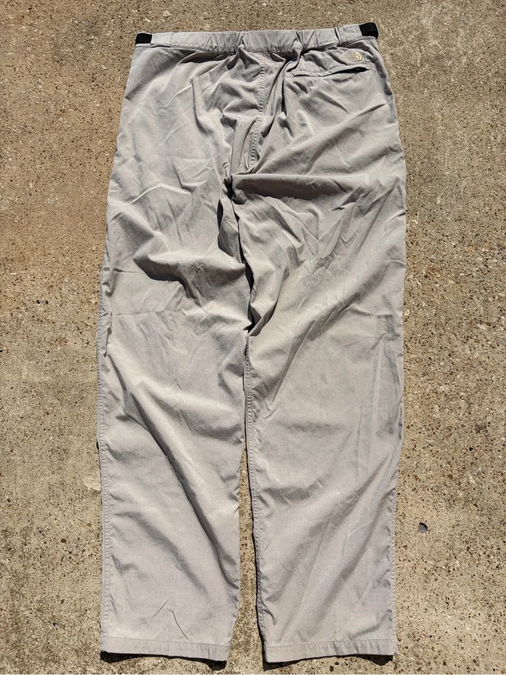 The North Face Men’s 36x32 Integrated Belt Hiking Pants Trail Lightweight Gray